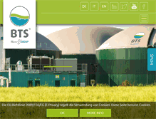 Tablet Screenshot of bts-biogas.com